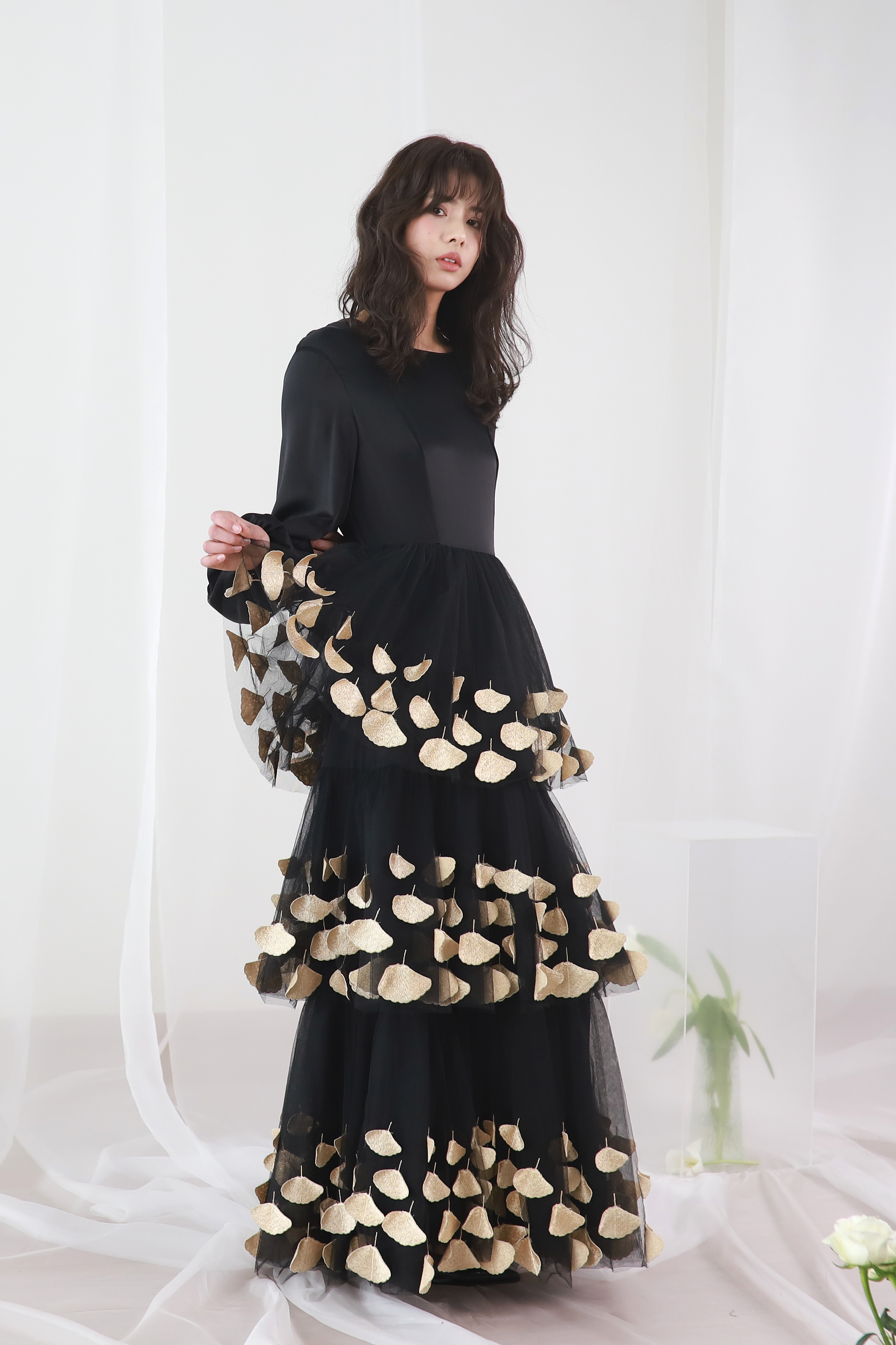 银杏叶flamenco长裙
